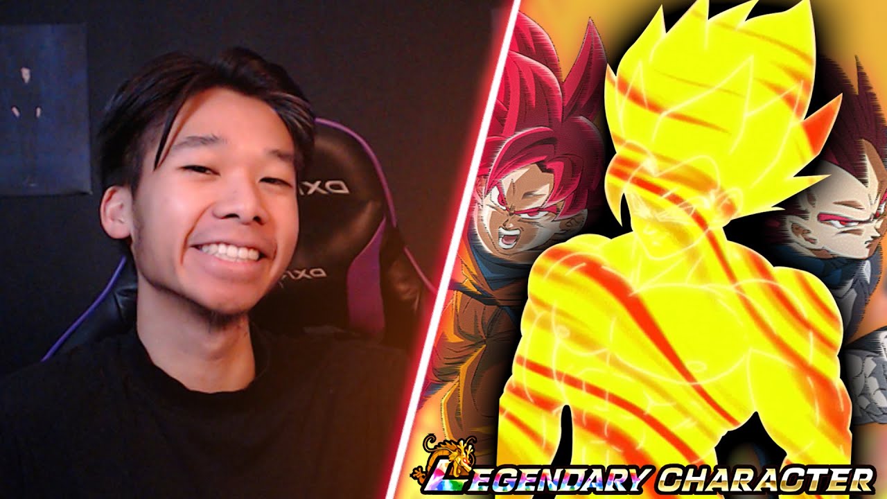 Et je joue aussi mon autre duo, les SSJ GOD LR ! 7 ans Dokkan Battle