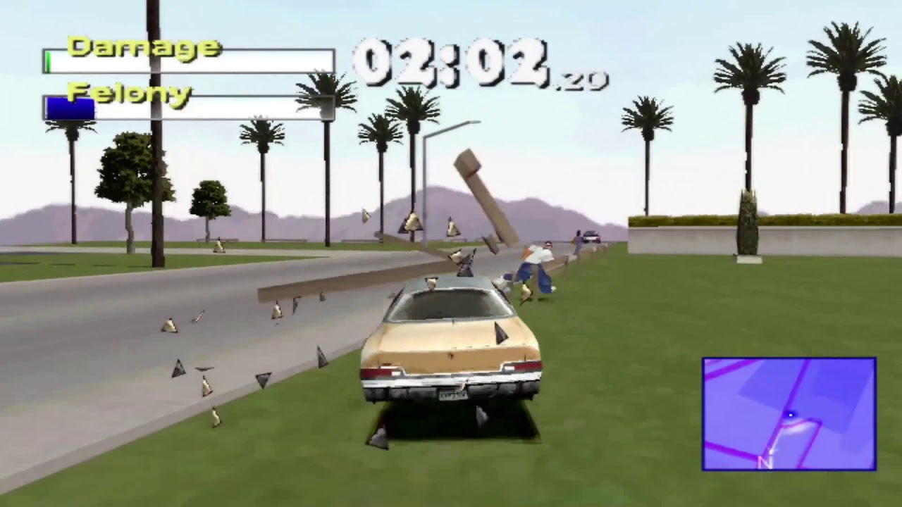 [PS1] Driver 2 - Walkthrough #15 - Las Vegas: Car Bomb