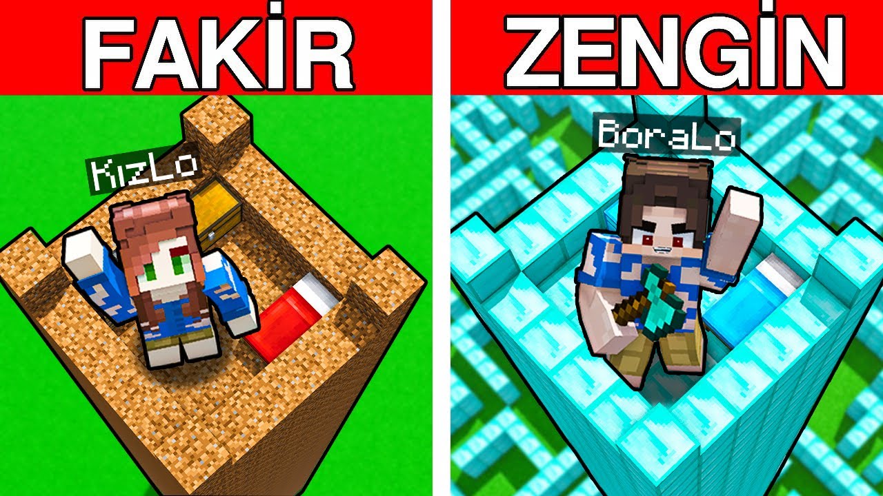 NOOB VS PRO İKİZİMLE YAPI KAPIŞMASI - Minecraft