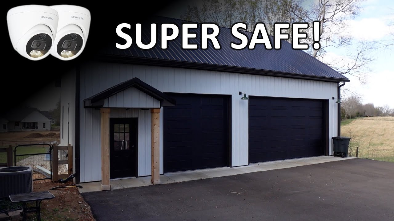 32x44 Garage Security System Install (ONWOTE)