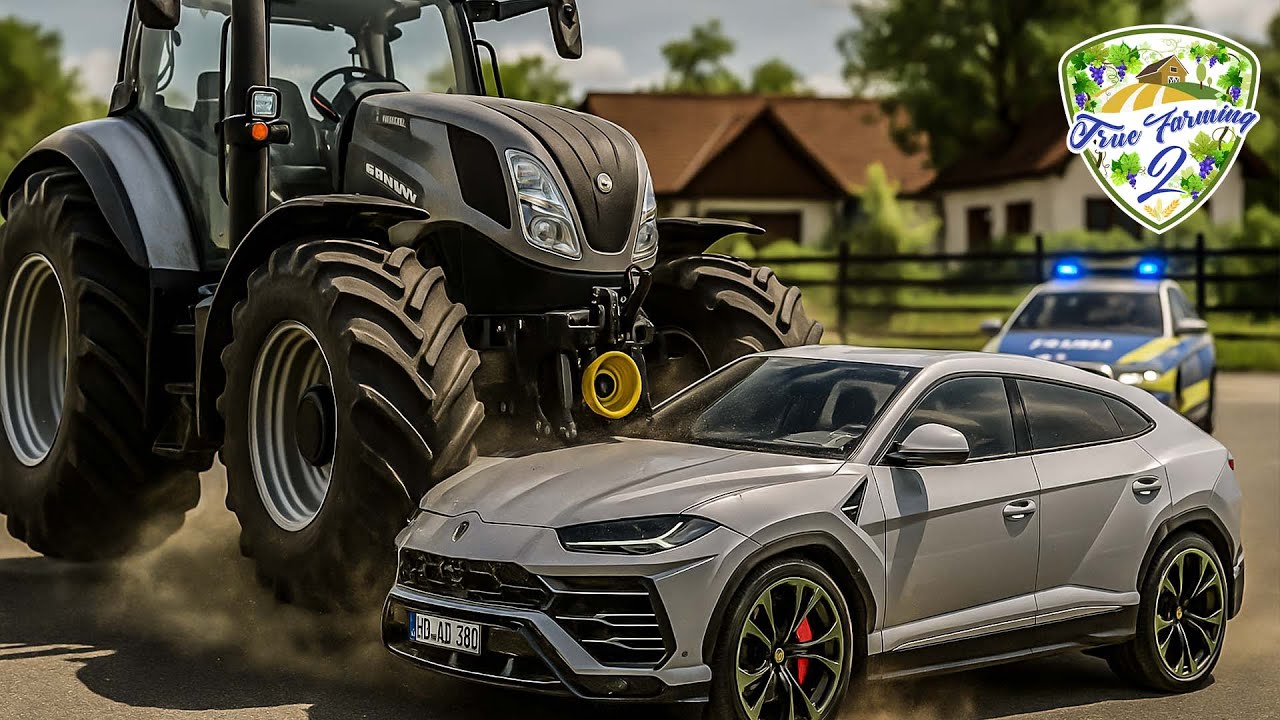 🚓💥 Chaos am LU-Hof: Lamborghini-Crash & Polizei-Drama! | True Farming 2 #724