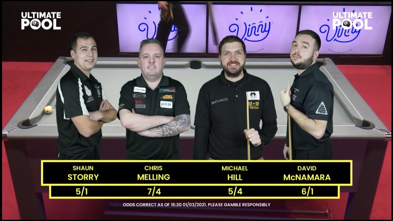 Match 6 Shaun Storry v Chris Melling QF Group Stage Vinny co uk Champions League Pool
