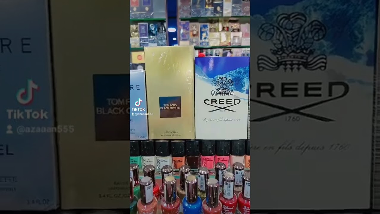 Important perfumes available at karkhano market in taj market in Azan cosmetics