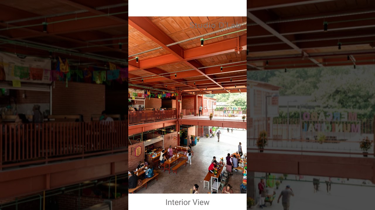 Tepoztl&aacute;n Market  I Studio D'Lab  I  #architecture #topography #design #home