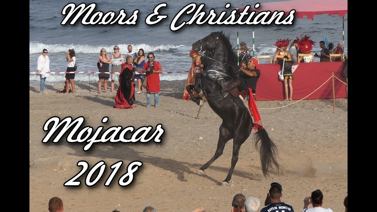 Moros y Cristianos . 2018 Mojacar Playa - 2018 06 09  - In 4K