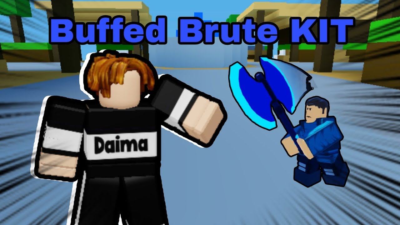 They buffed the brute kit in Roblox bedfight 