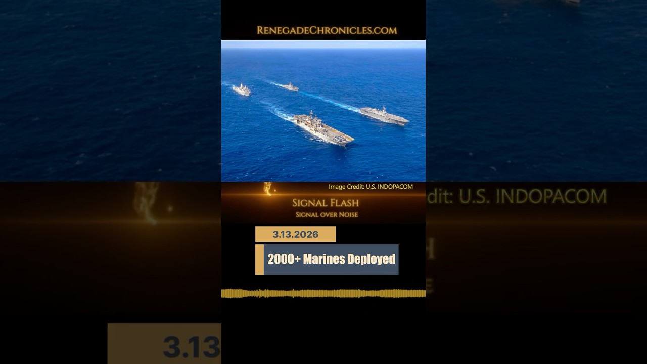 U.S. Sends USS Tripoli and 2,000+ Marines Toward the Middle East | Signal Flash 3.13.26