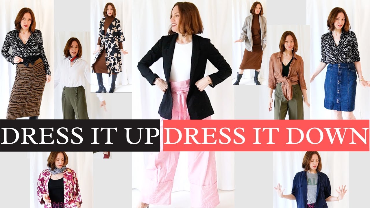 Each item dressed up and down Goodwill Haul | Thrift Stylist