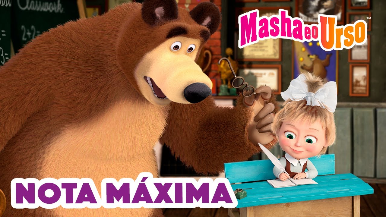 Masha e o Urso 👱‍♀️🐻 🧑‍🏫 Nota máxima 🎒🙌 Coleção de desenhos animados