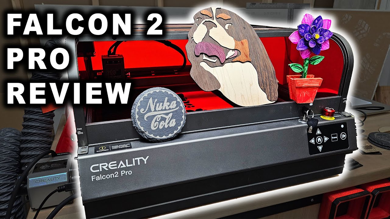 Creality Falcon 2 PRO 22W Diode Laser Cutter/Engraver Review