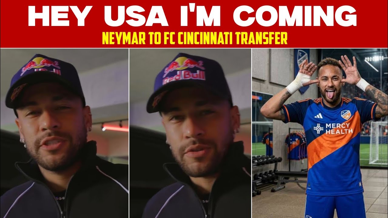 Neymar Jr. is leaving Santos to join FC Cincinnati in the USA! Transfer News