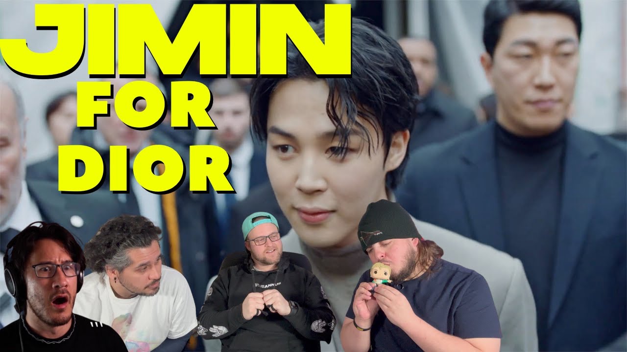 JIMIN getting ready for Dior REACTION