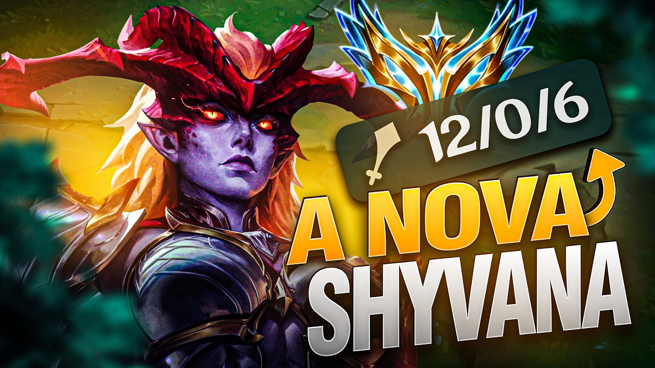 Aulas de Challenger pra Jogar 100% do Rework da Shyvana 😎