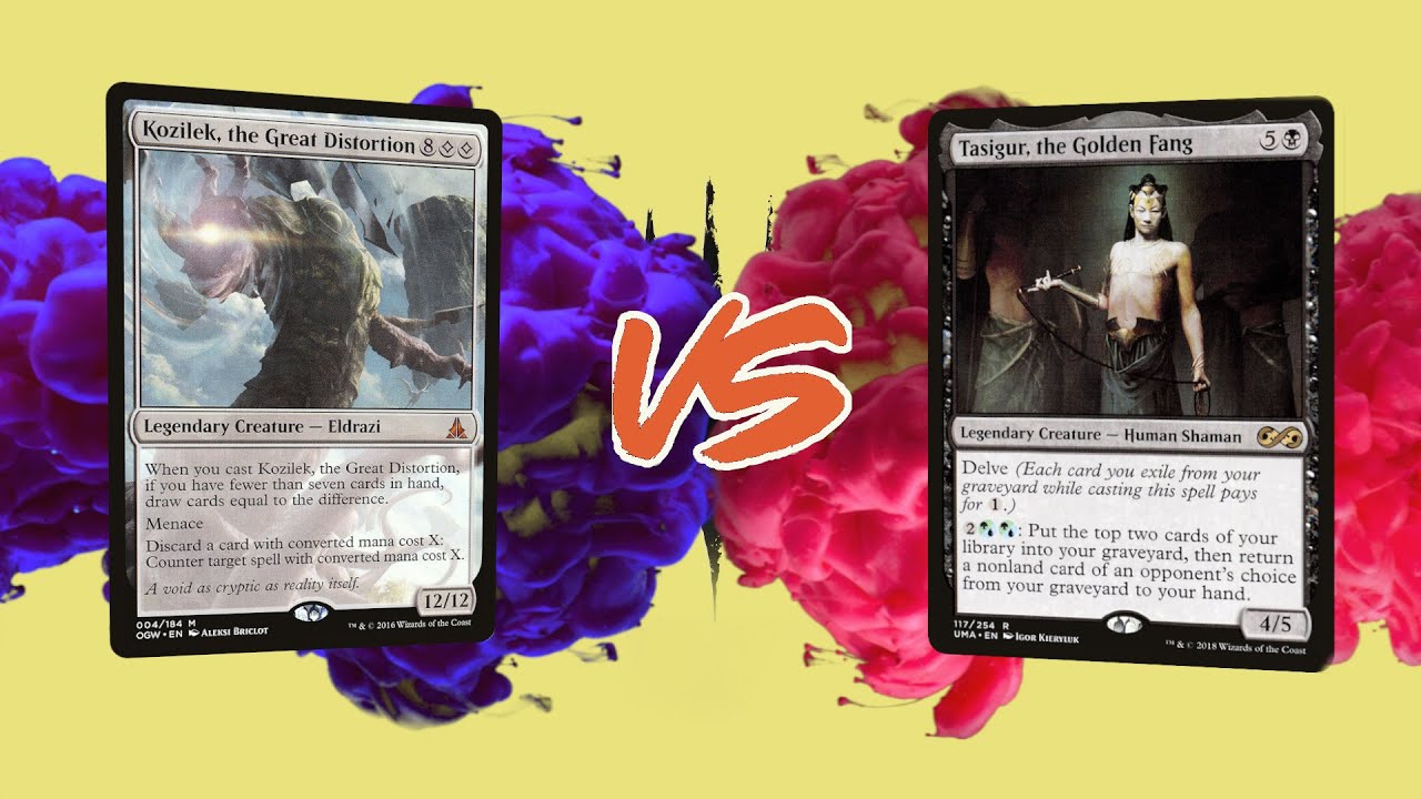 Commander Duel | Kozilek, the Great Distortion VS. Tasigur, the Golden Fang | Best of 1