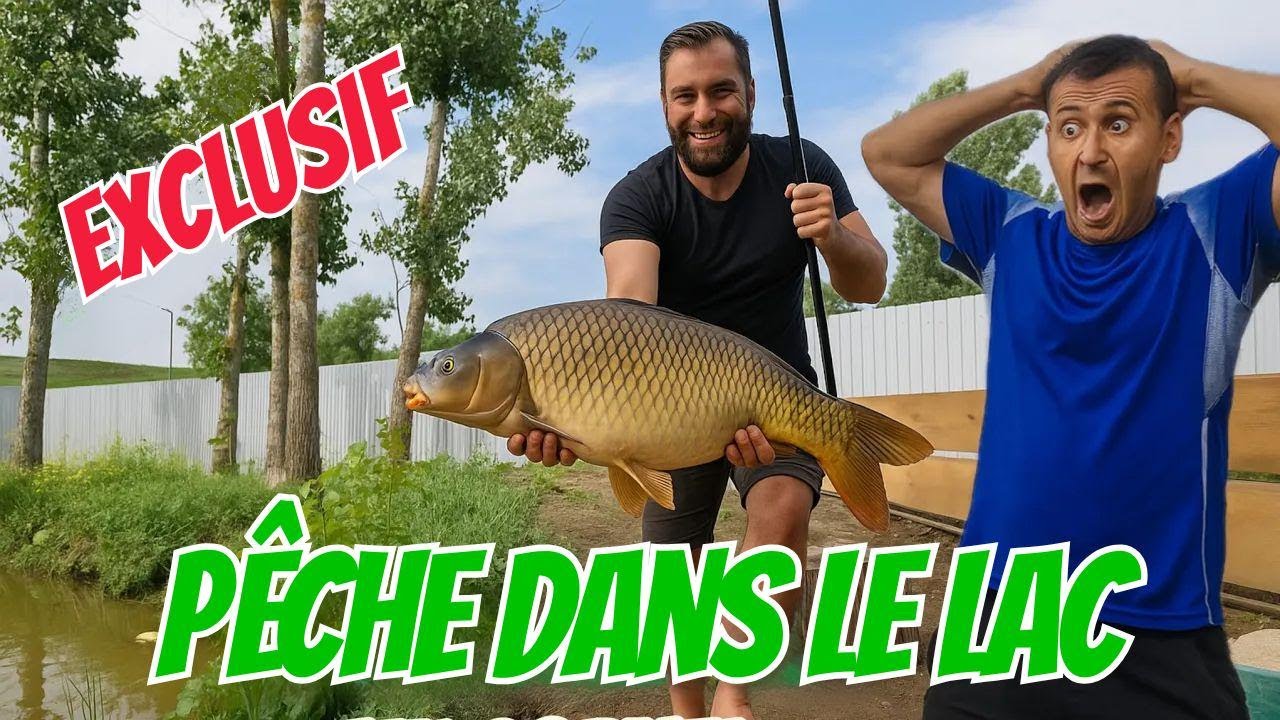 On pêche dans le lac de Cornel et on prépare du poisson frit à la cabane en forêt !