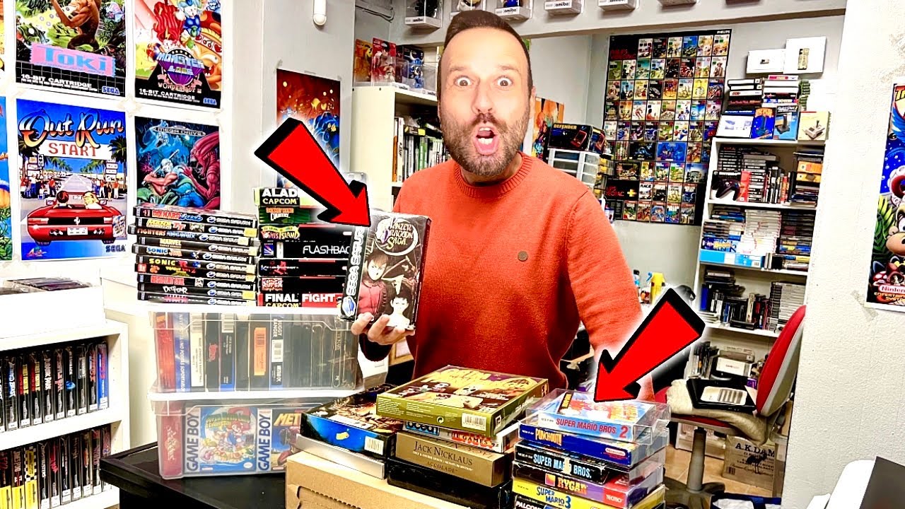 Me avisaron de este LOTE INCREIBLE de VIDEOJUEGOS (y fui corriendo)