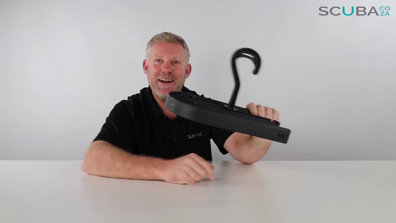 Mares Dry Suit Hanger, product review by Kevin Cook, SCUBA.co.za