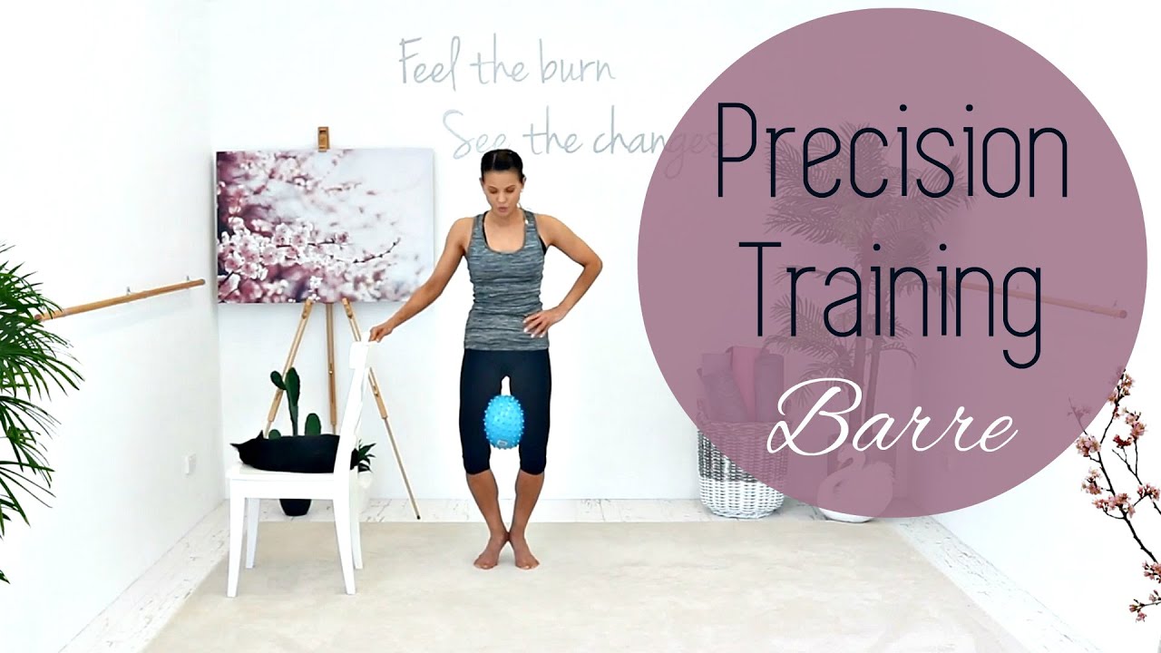 Pilates Ball Exercise Video - Barlates Body Blitz Precision Training Barre