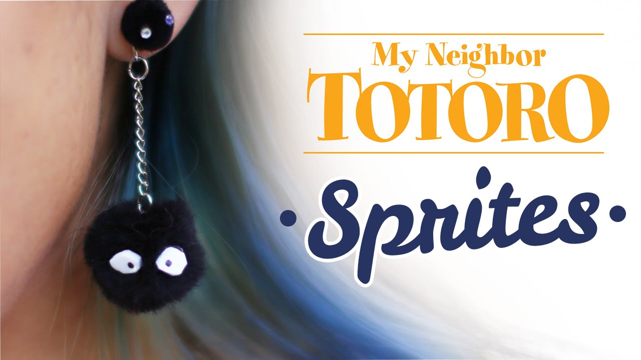 Sprites Earrings - Totoro - DIY GG