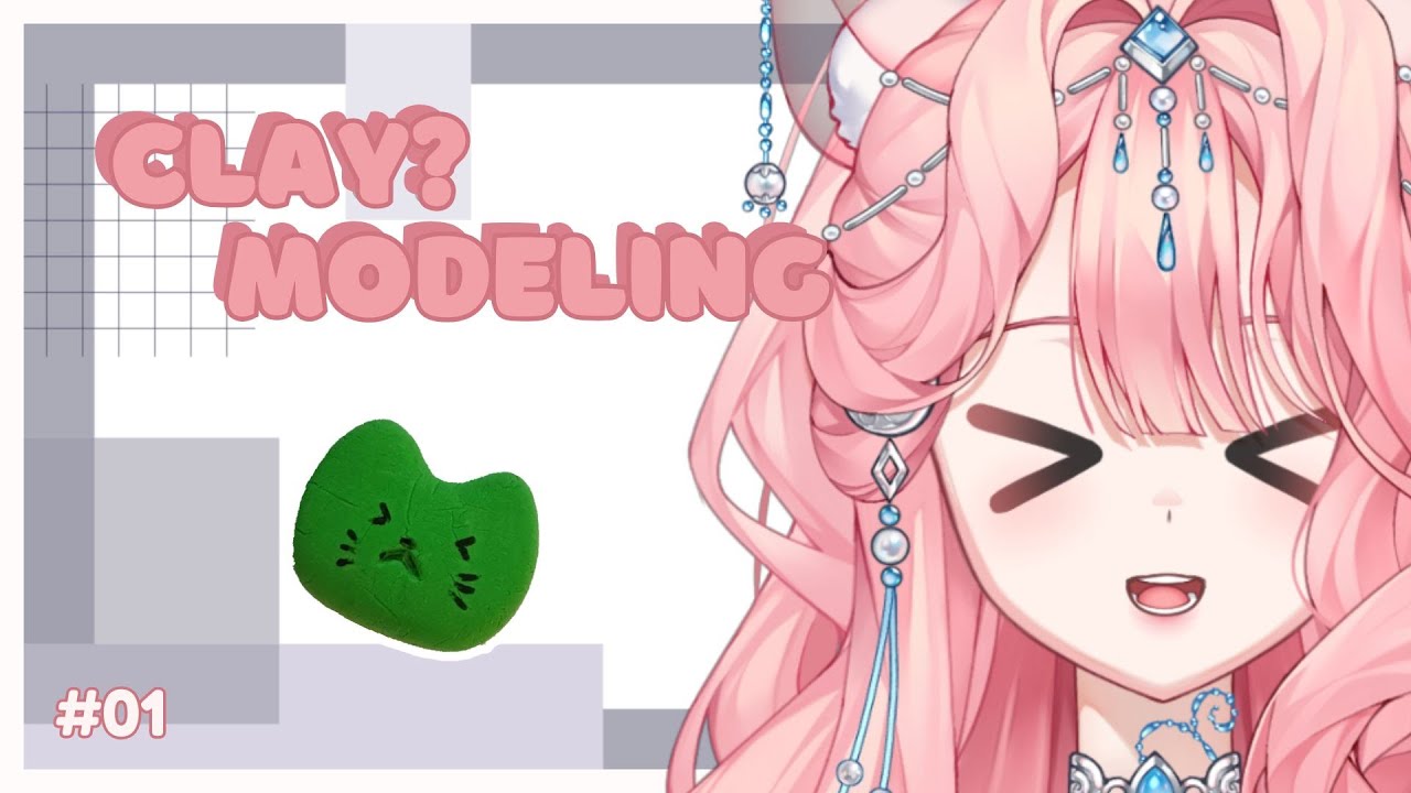 【MODELING CLAY】01 Making Zuri with clay?