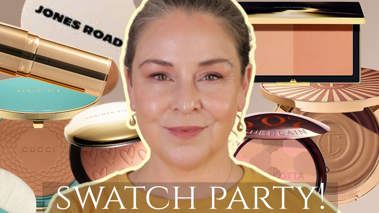Bronzer Swatches Vs Jones Road The Bronzer Light Tan & Medium Tan