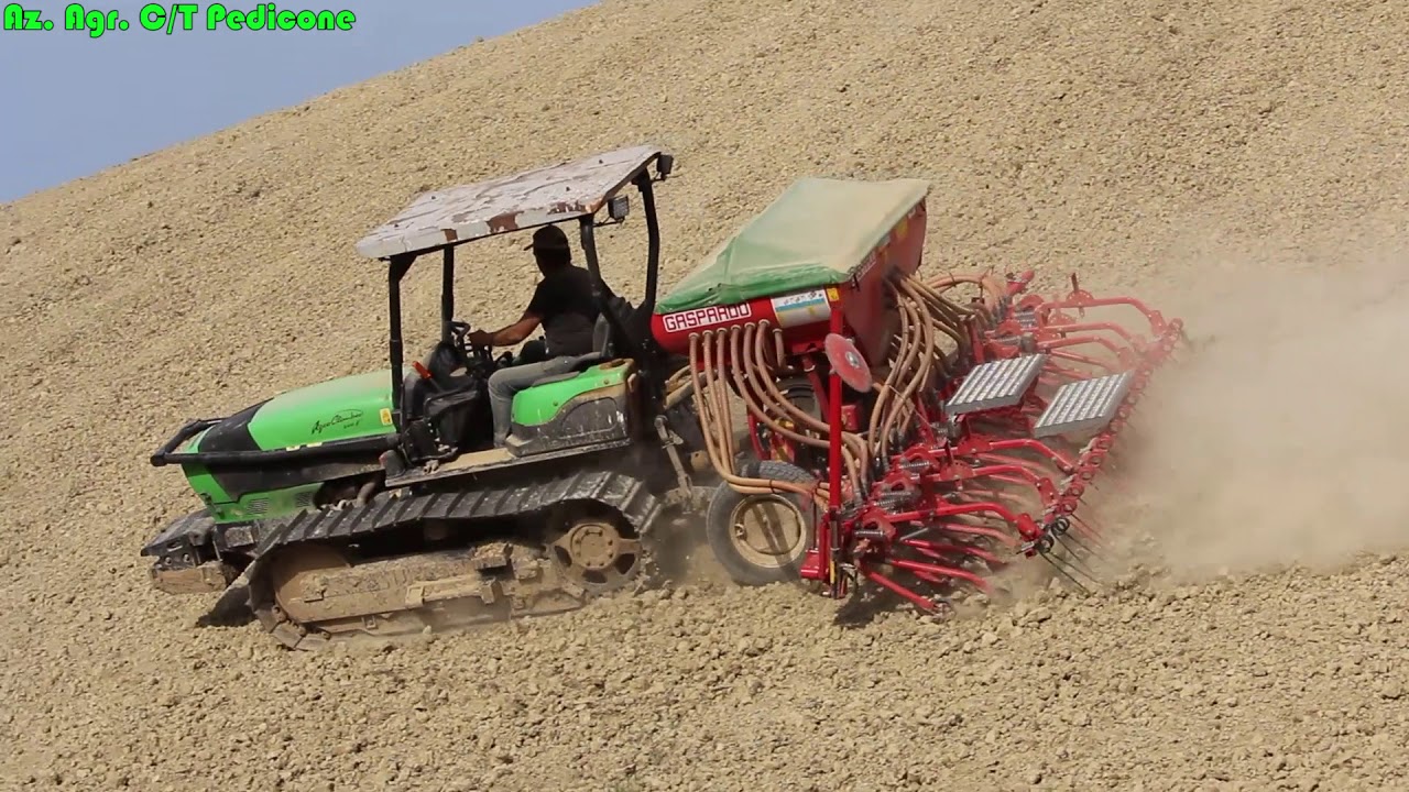 [Semina Sorgo 2018] Deutz Fahr Agroclimber 400f + Gaspardo Pina 400