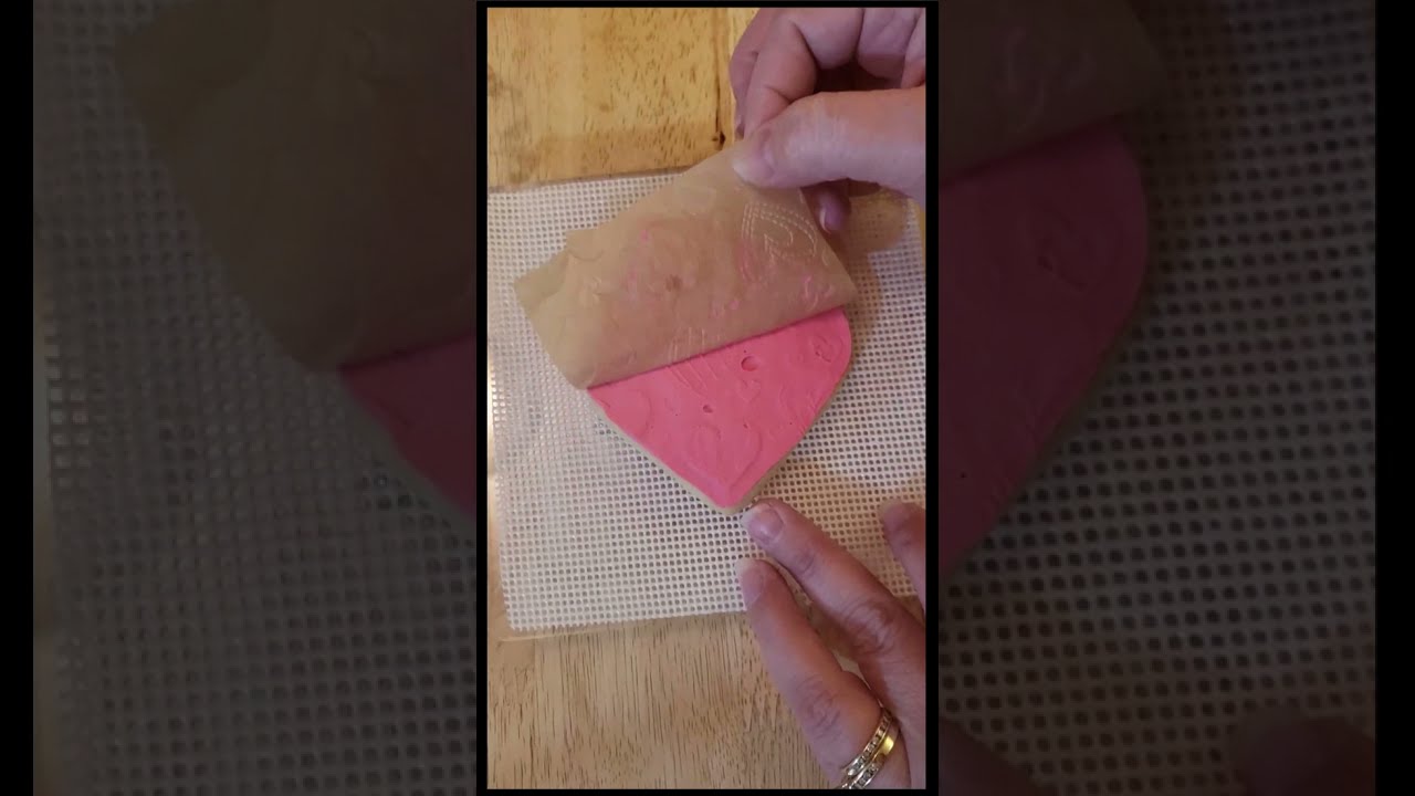 Make your own Embossed Parchment Paper to give texture to Royal Icing Cookies.