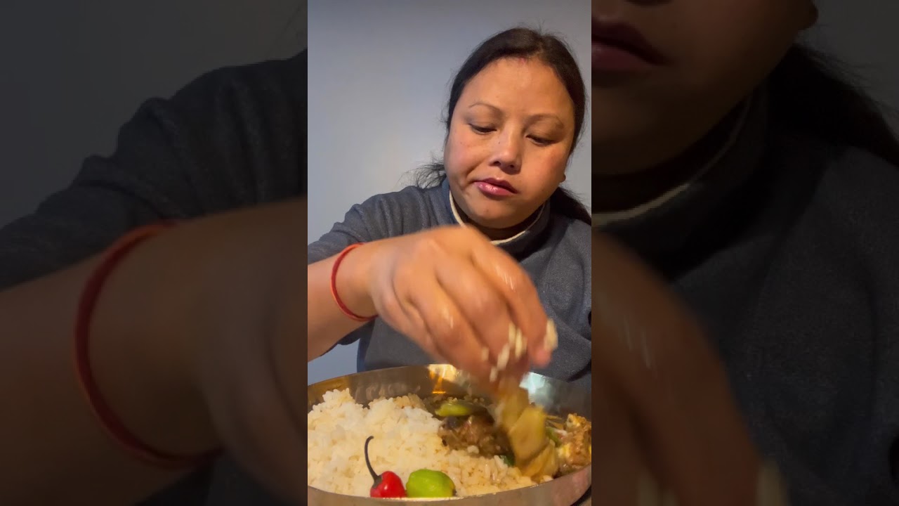 Pork Khana #mukbang #subscribe 