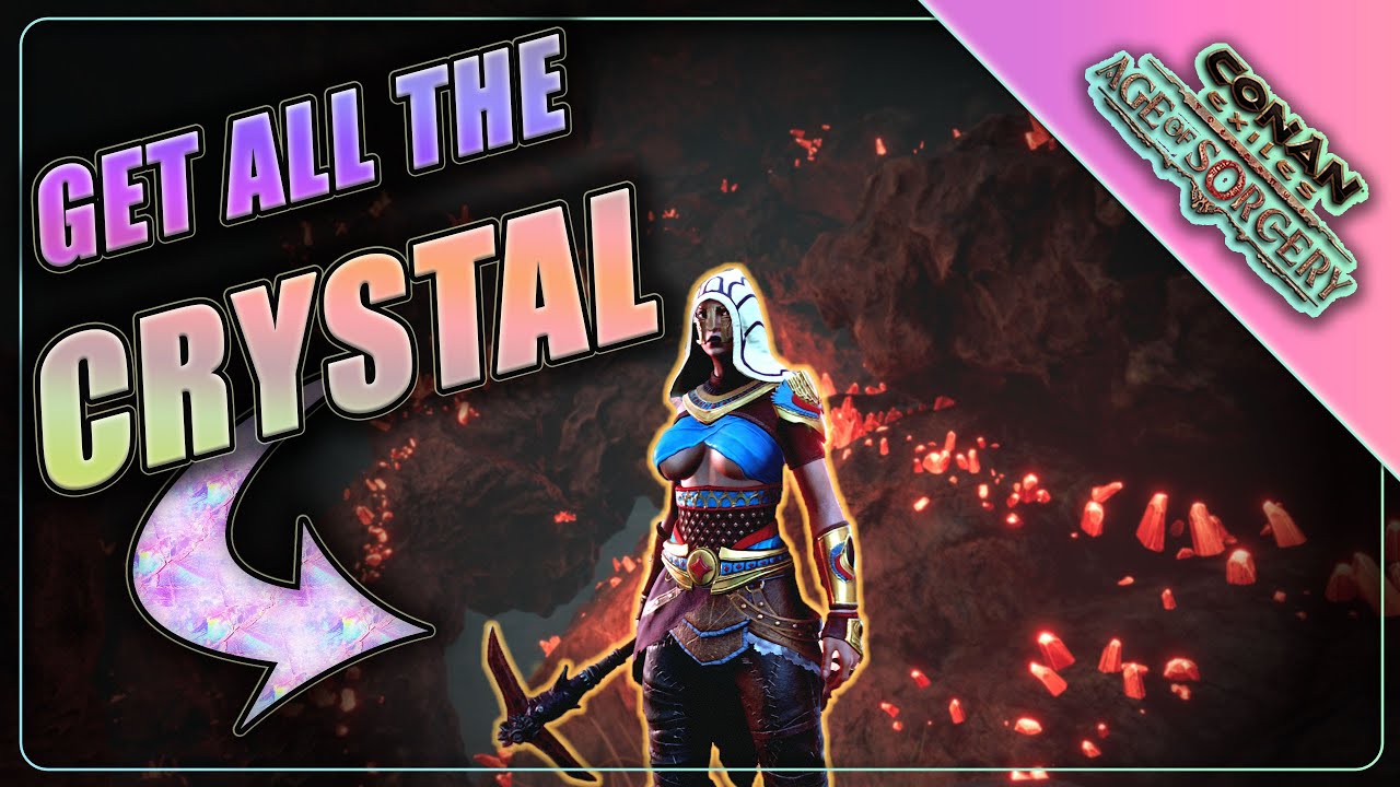 Where To Find CRYSTAL | Easy & Fast Farming | Conan Exiles Age of Sorcery 2023