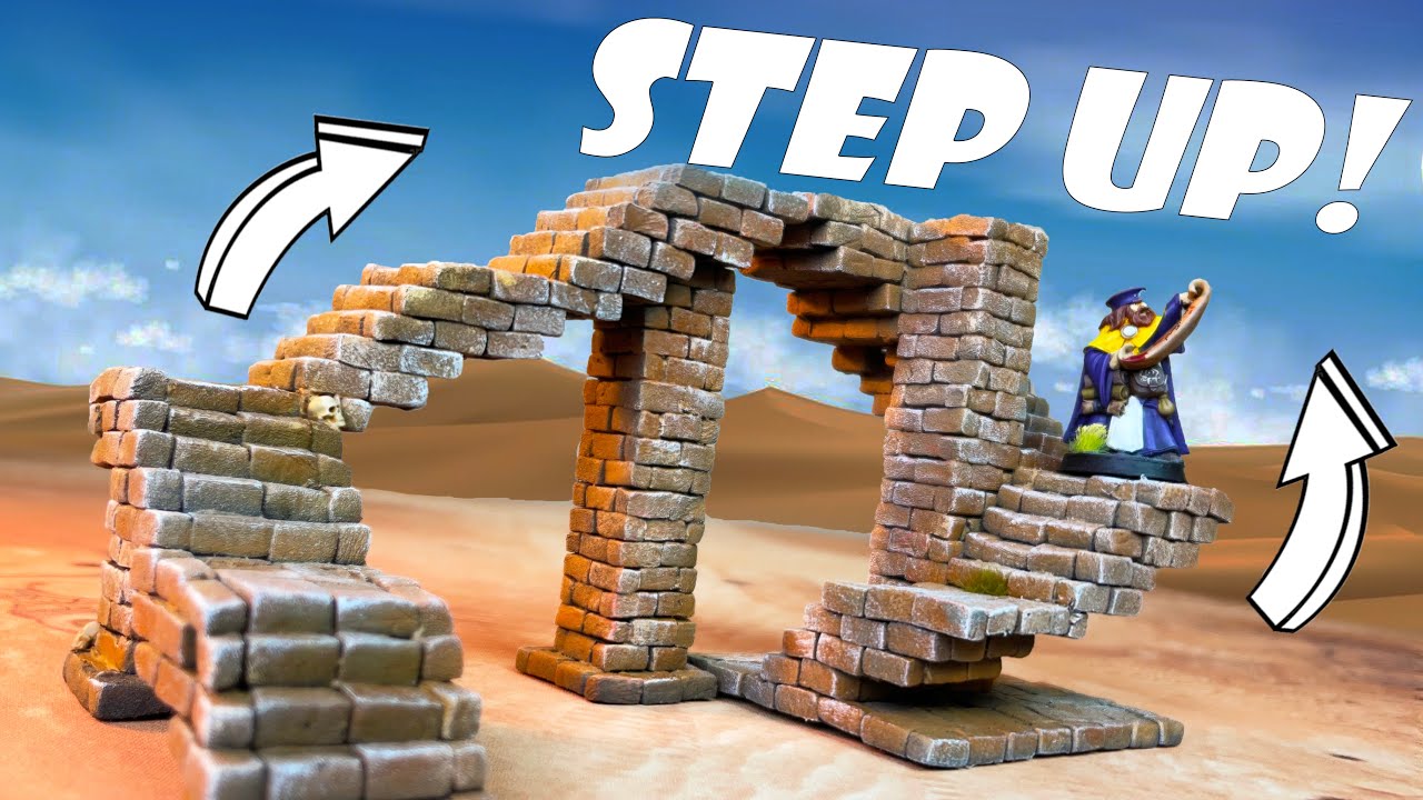 Step up your TERRAIN BUILDS with modular STAIRS! | Tabletop and Wargaming Terrain