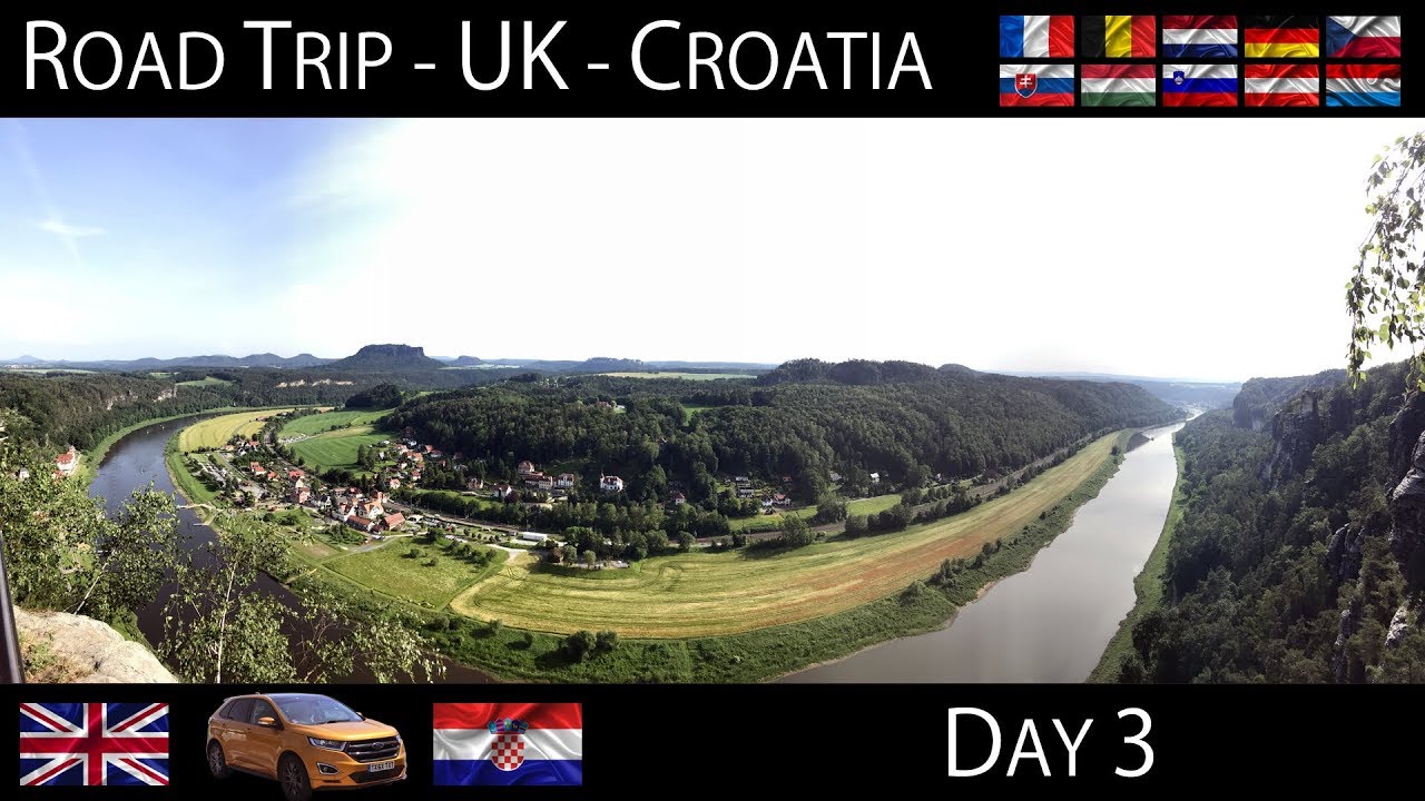 Road Trip UK to Croatia - Day 3 (Via Bastei) Time Lapse (4K)