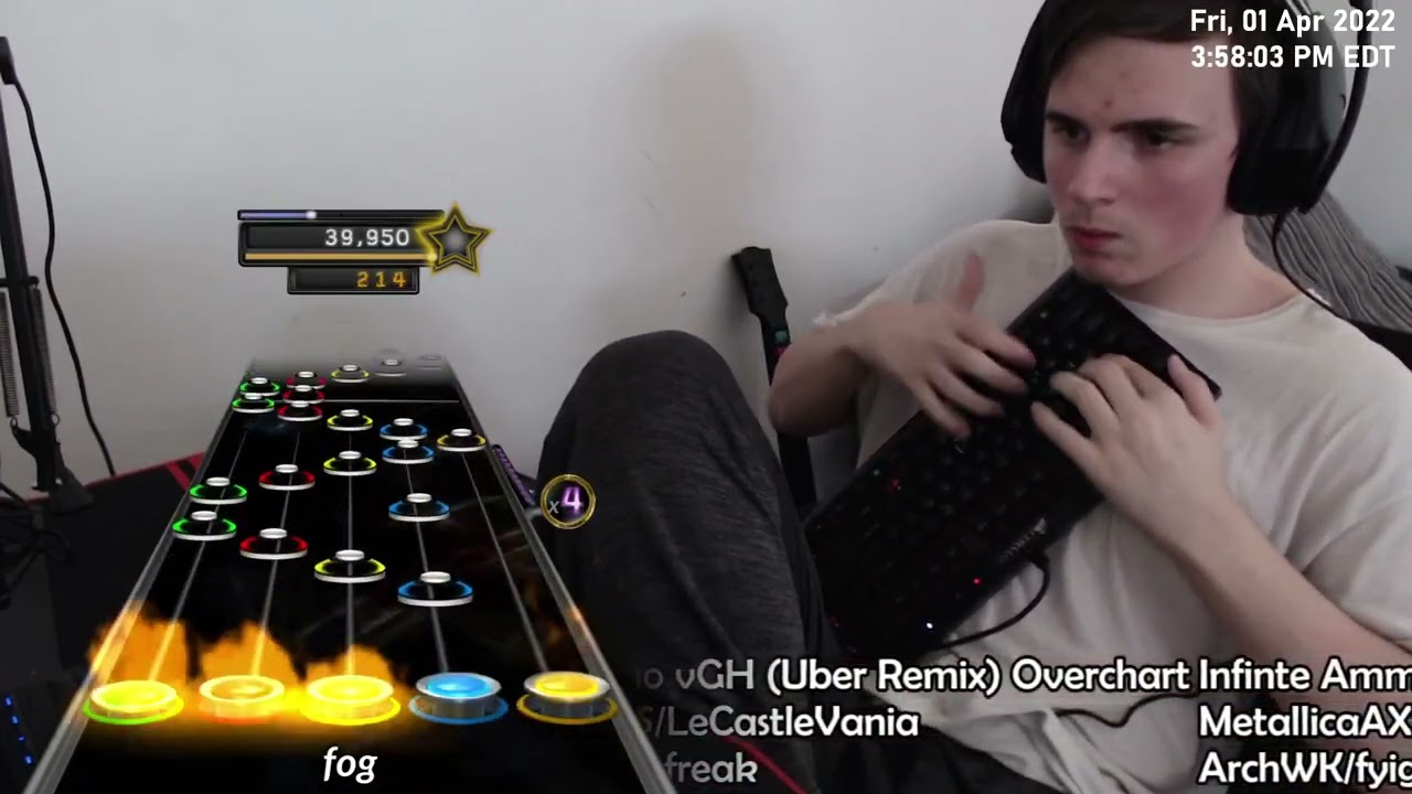 Infinite Ammo (Uber Remix) Overchart 100% Tech FC on a Keyboard