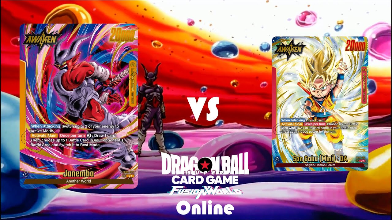 Dragon Ball Super Fusion World B06 Rivals Clash - Janemba(Yellow) vs Goku Mini SSJ :DA