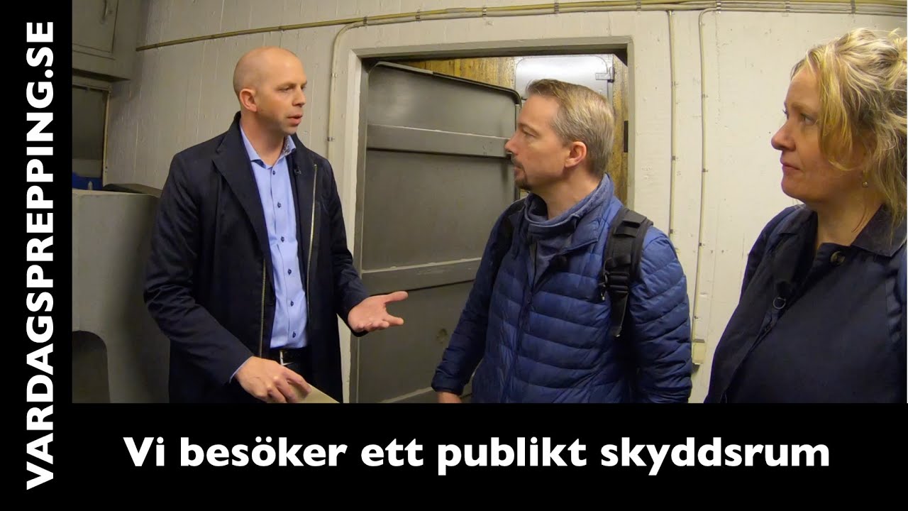Vi besöker ett publikt skyddsrum