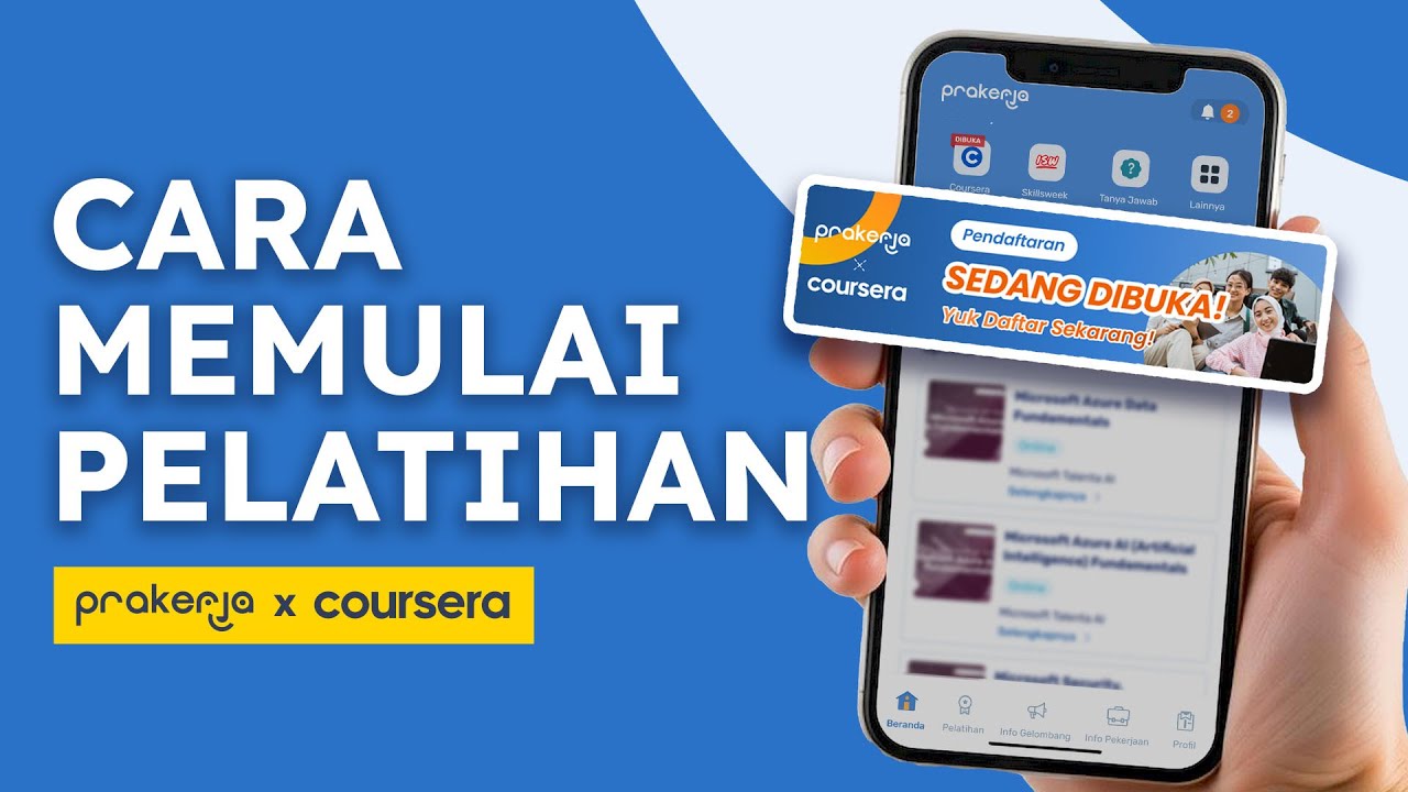 Cara Memulai Pelatihan Coursera | Tutorial Prakerja x Coursera #2