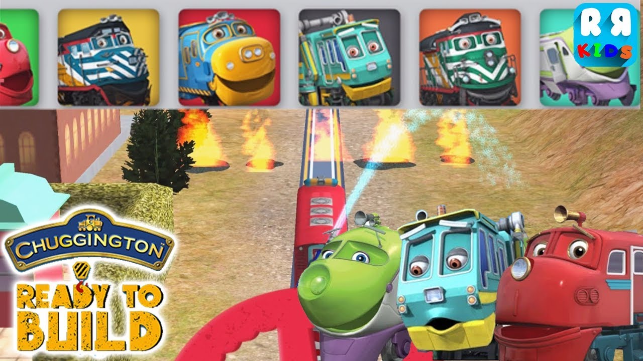 Chuggington Ready to Build - Wilson, Cormac and Koko Helping Put Out the Fire