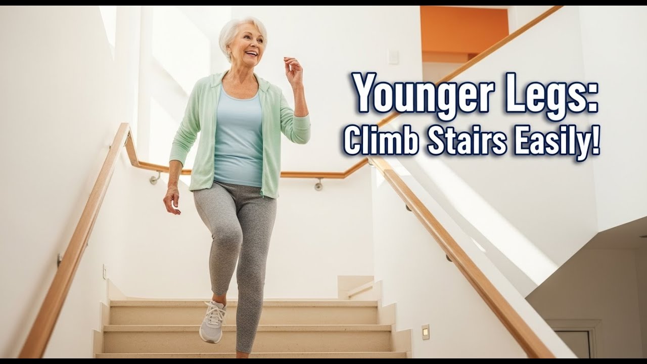 Climb Stairs Easily (60+): ONLY 3 Exercises for Younger Legs!