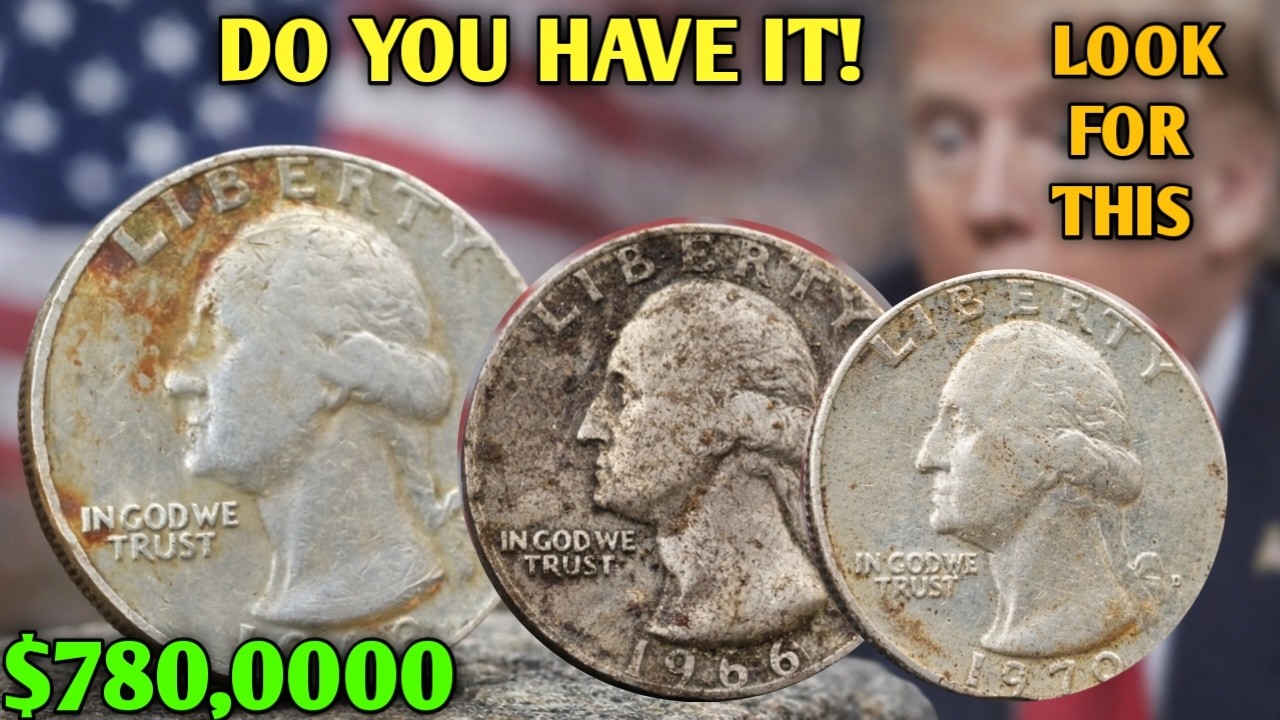 Top 3 Washington Quarters Worth Money 💰 1966, 1968 & 1970 Rare Finds