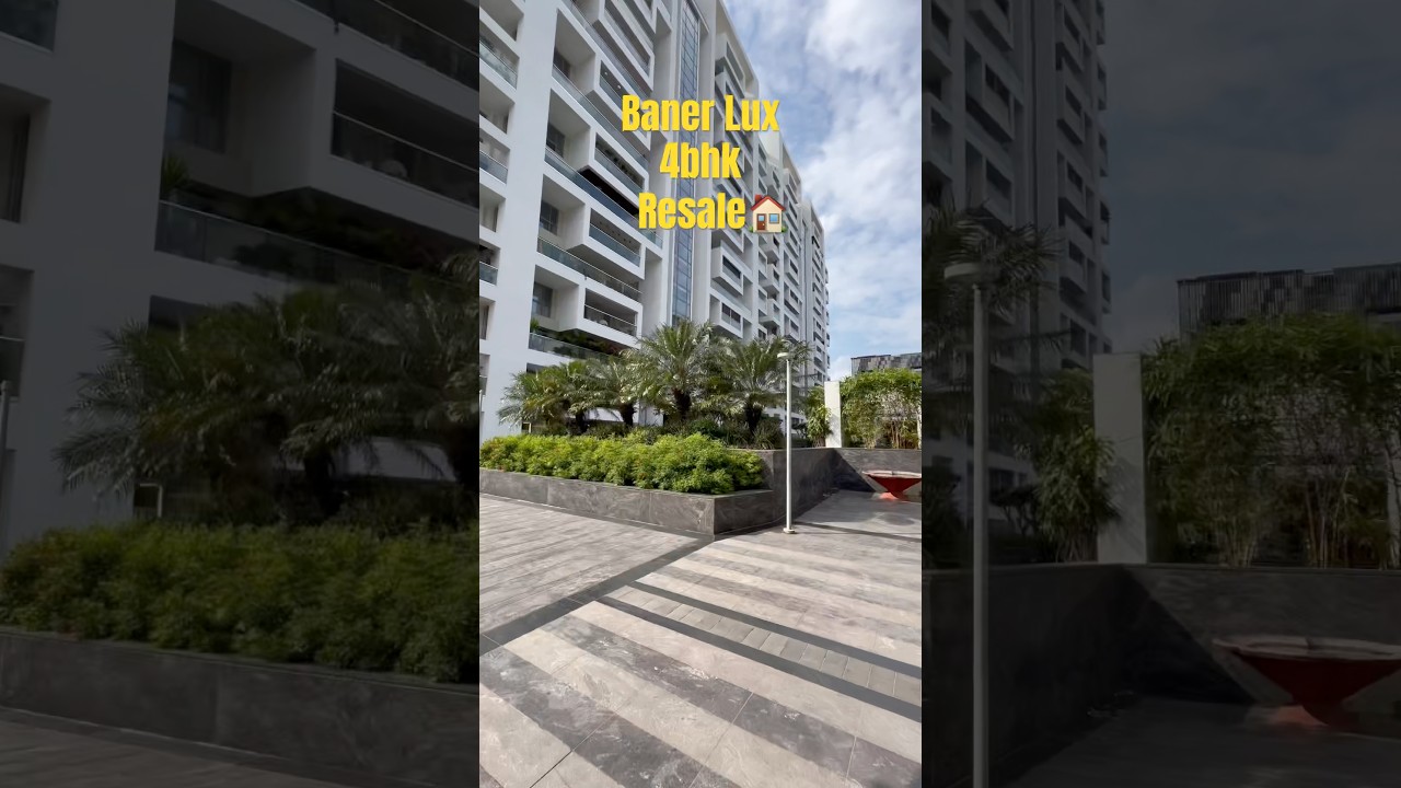 Resale luxurious 4 bhk flat for available for sale baner pune 🏠