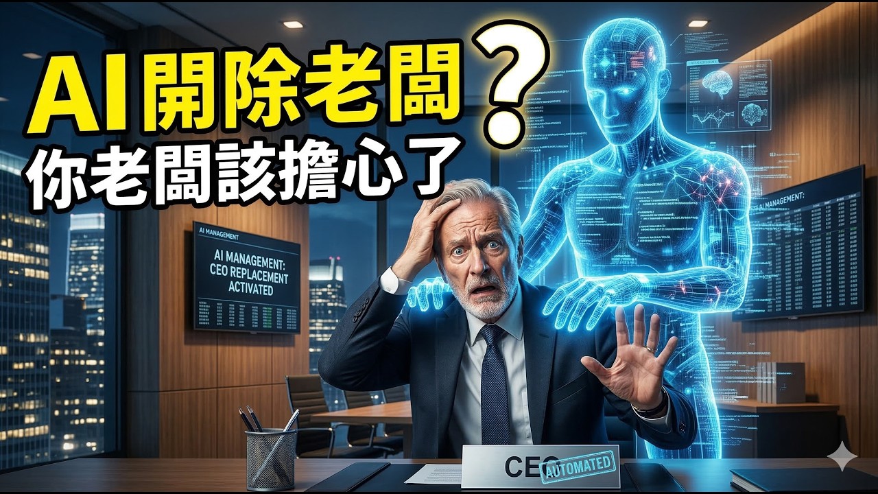 年薪 0 元、24 小時無休！當 AI 成為 CEO，企業會發生什麼事？