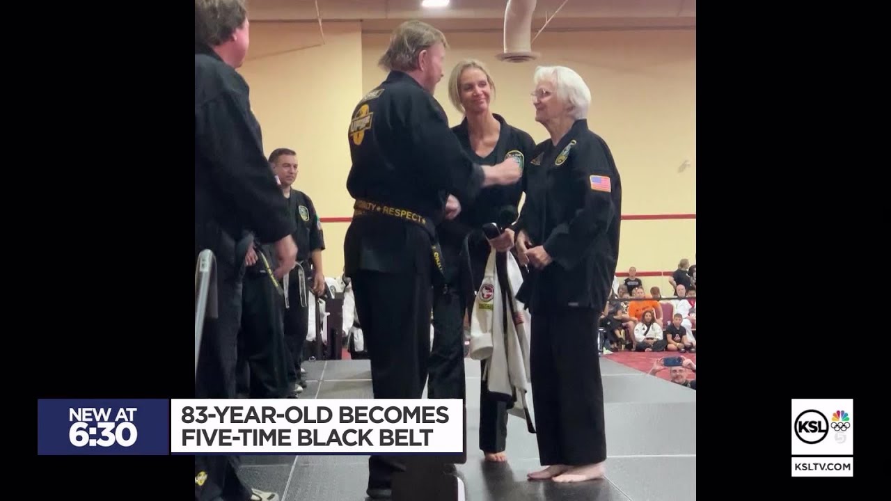Layton Woman Breaks Through Stereotypes, Receives 5th Degree Black belt at 83