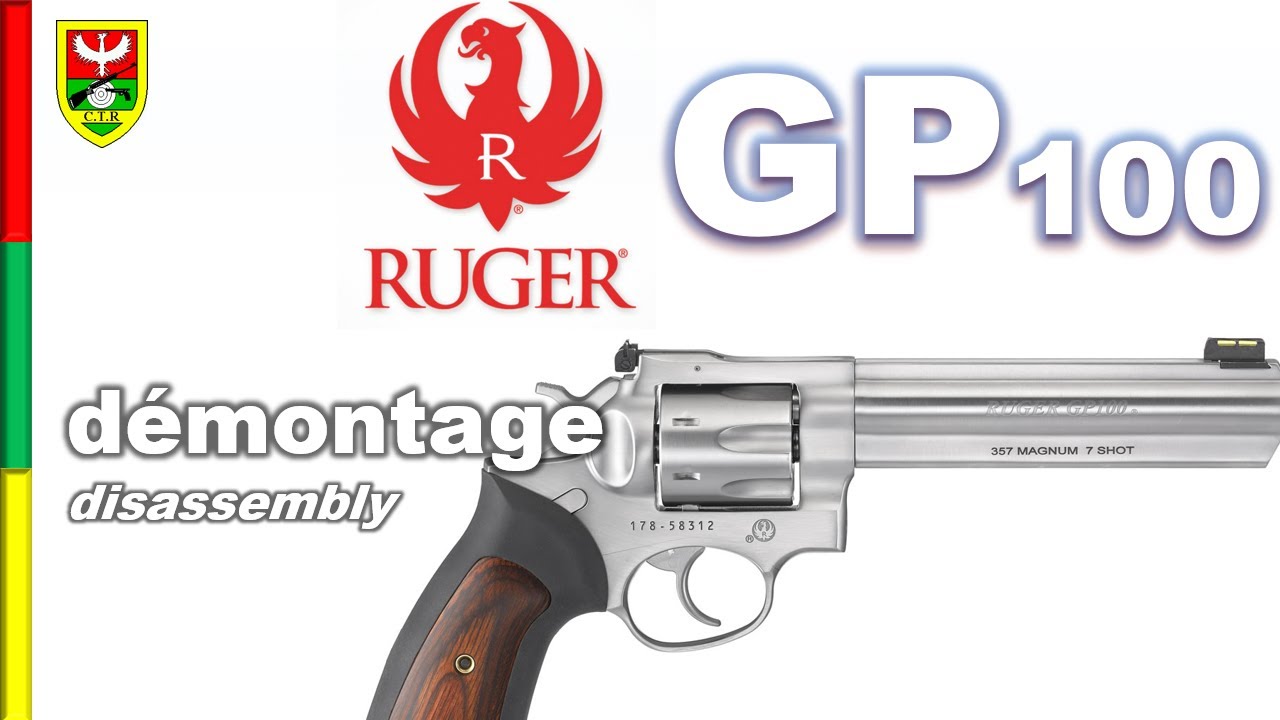 Démontage RUGER GP100 357mag - Disassembly