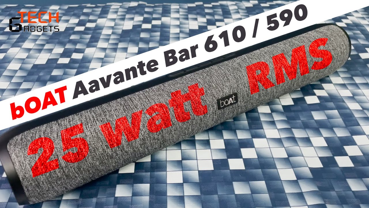 boAt Aavante Bar 610 / 590 Review | BEST Budget Sound bar for TV |  Wireless SoundBar 25W RMS Output
