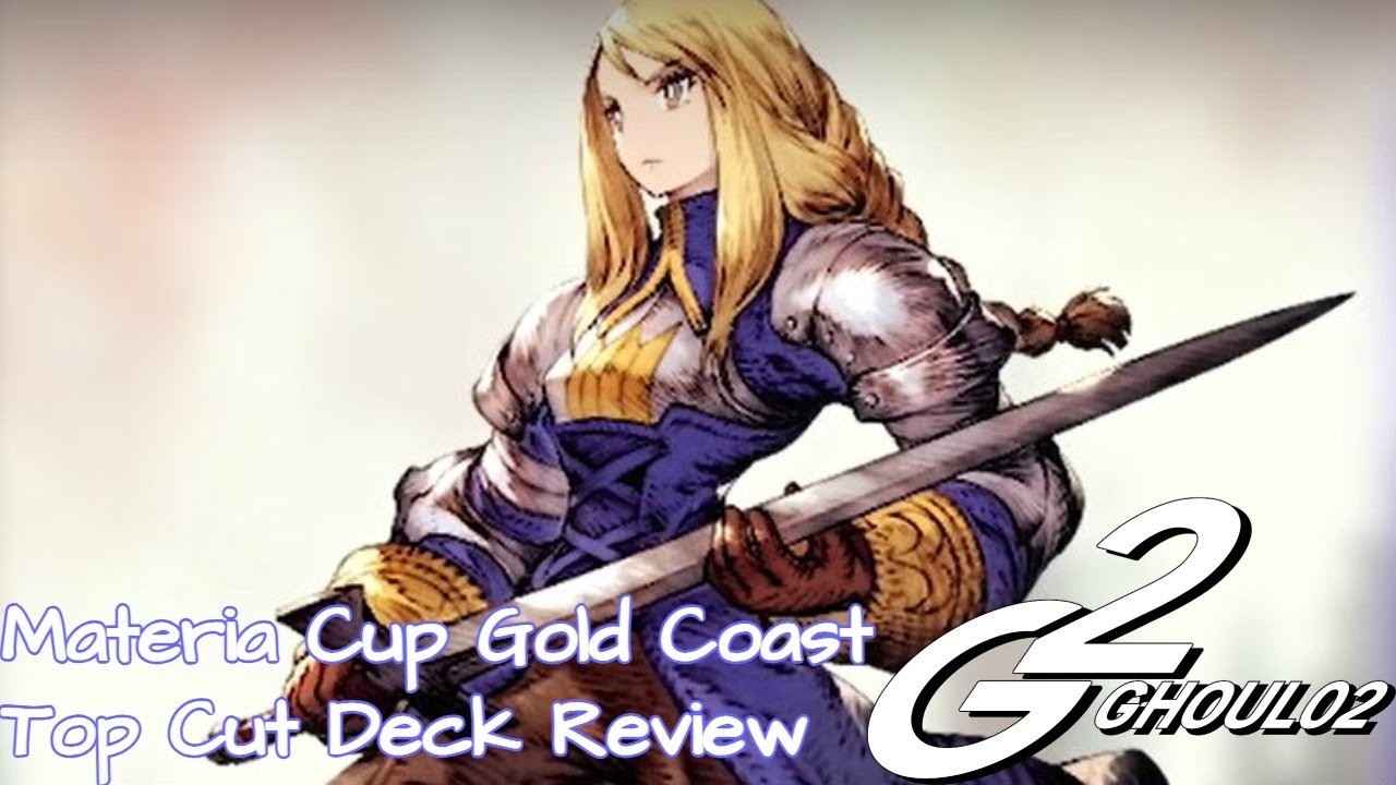 Materia Cup Gold Coast Deck List Review (Final Fantasy TCG Hidden Hope)