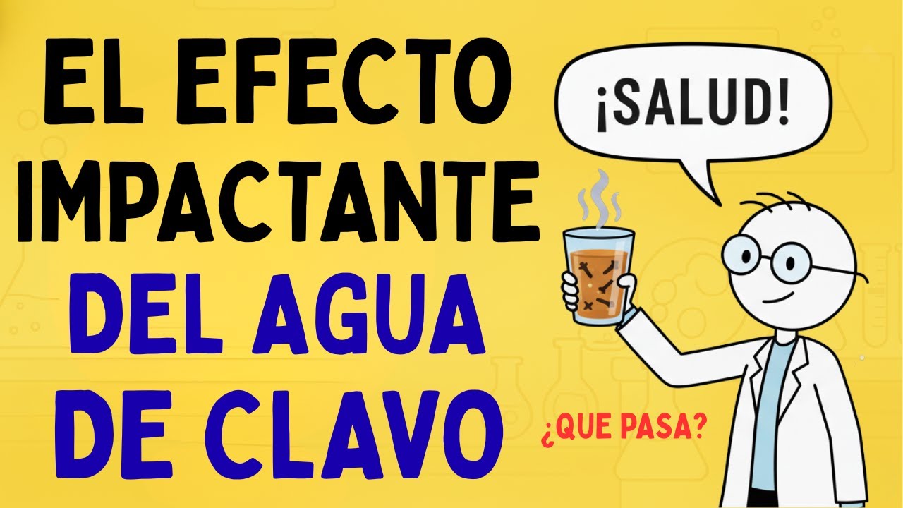 ¿QUÉ LE PASA A TU CUERPO SI TOMAS AGUA DE CLAVO POR LAS NOCHES?