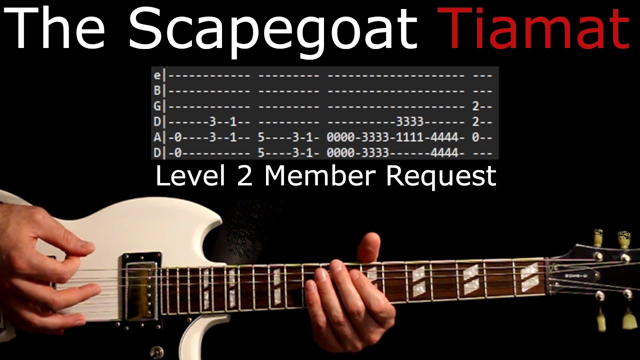 Урок игры на гитаре «The Scapegoat Tiamat» / Табулатура для гитары / Табулатуры для гитары / Акко...