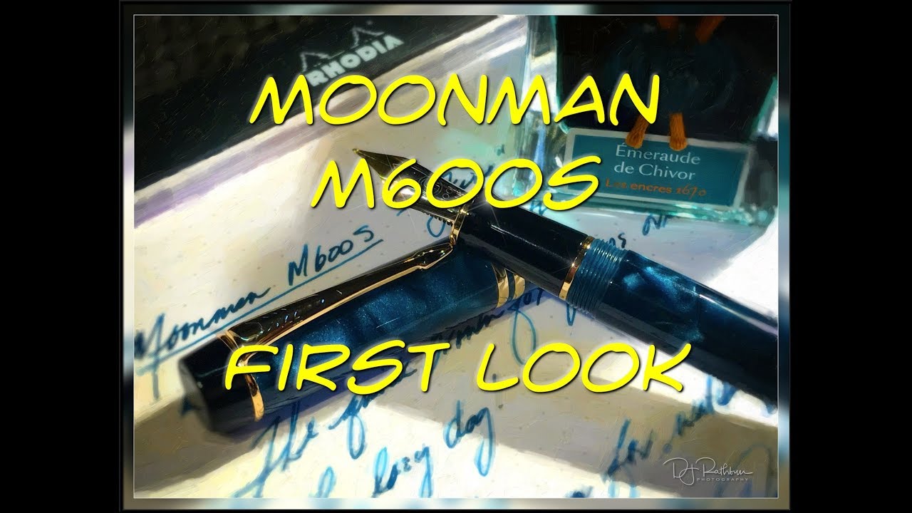 Обзор перьевой ручки Moonman M600S, распаковка и обзор