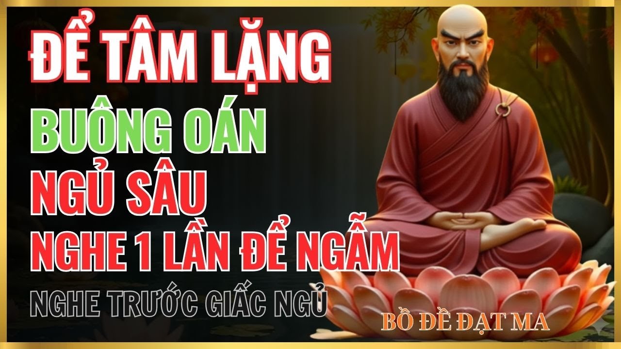 Bồ Đề Đạt Ma & Nhân Quả Đời Người / Để Tâm Lặng – Buông Oán – Ngủ Sâu.