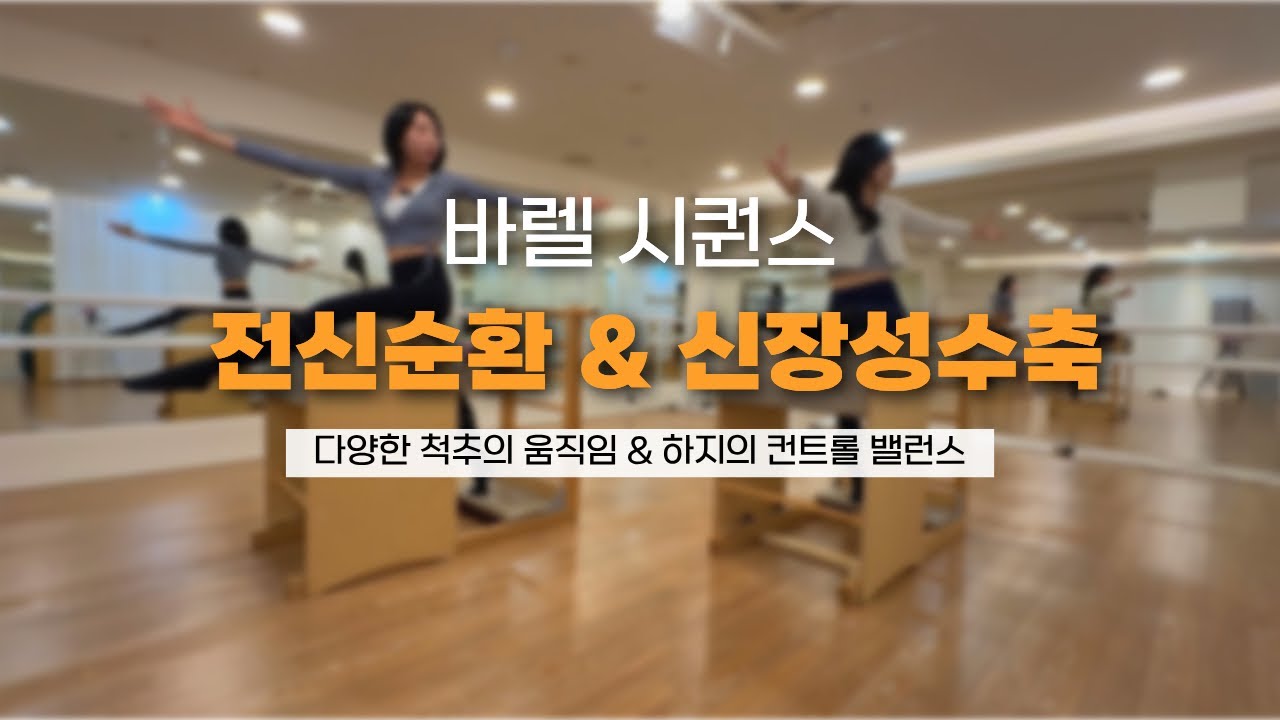 바렐 시퀀스 라이브 티칭 | 신장성수축으로 전신을 이완과 동시에 순환까지 | 전신순환 시퀀스
