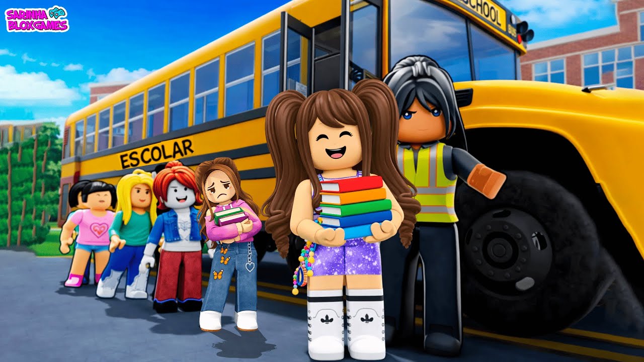 MINHAS AULAS JÁ VOLTARAM!! ENTREI EM UMA NOVA ESCOLA!! ROBLOX